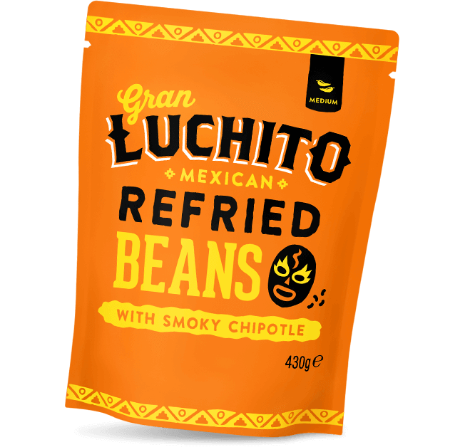 Gran Luchito Mexican Refried Beans.