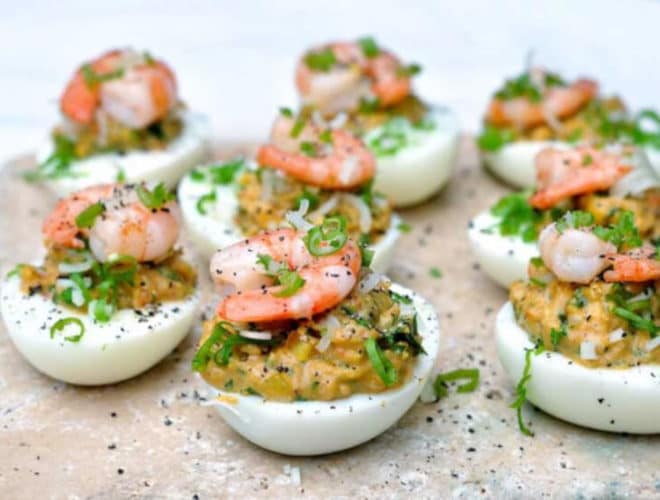 Spicy Deviled Eggs