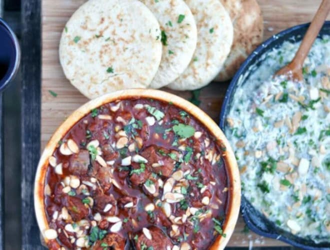 Sultans Delight With Aubergine Puree