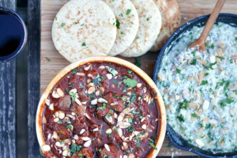 Sultans Delight With Aubergine Puree