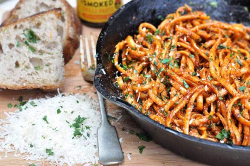 Chipotle Anchovy Pasta