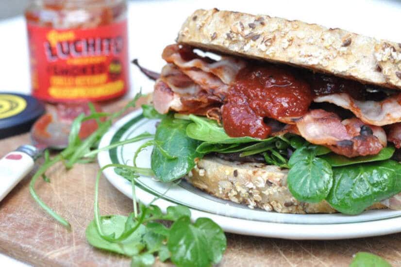 Bacon Sandwich With Chipotle Ketchup