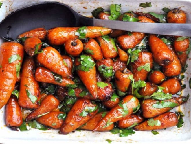 Chipotle Honey Roasted Carrots