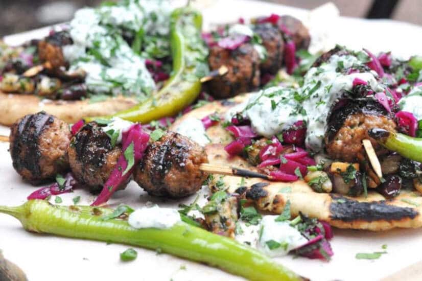 Chipotle Meatball Flatbread