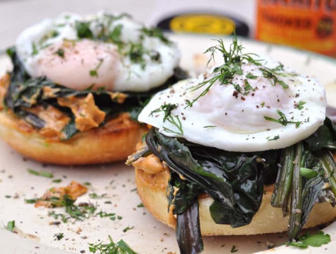 Mexican Eggs Florentine