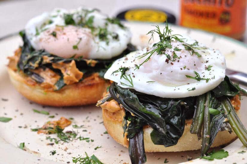Mexican Eggs Florentine