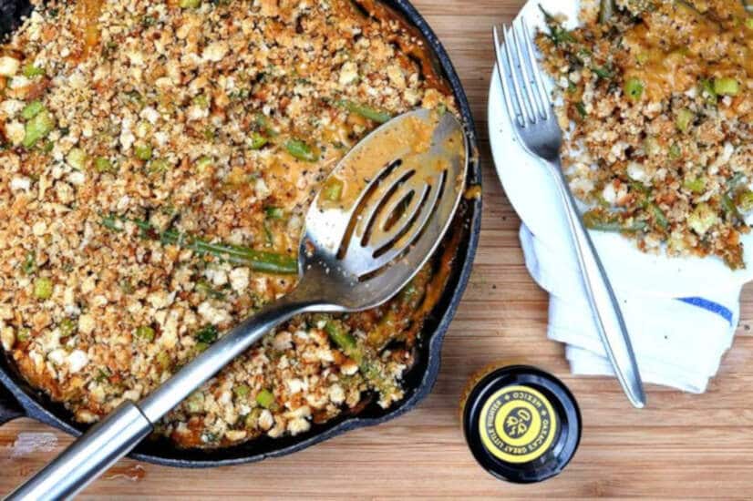 Cheesy Green Bean Bake