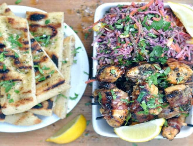 Monkfish Kebabs