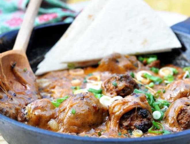 Meatball Queso Fundido Dip