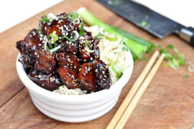 Twice Cooked Sticky Pork Belly