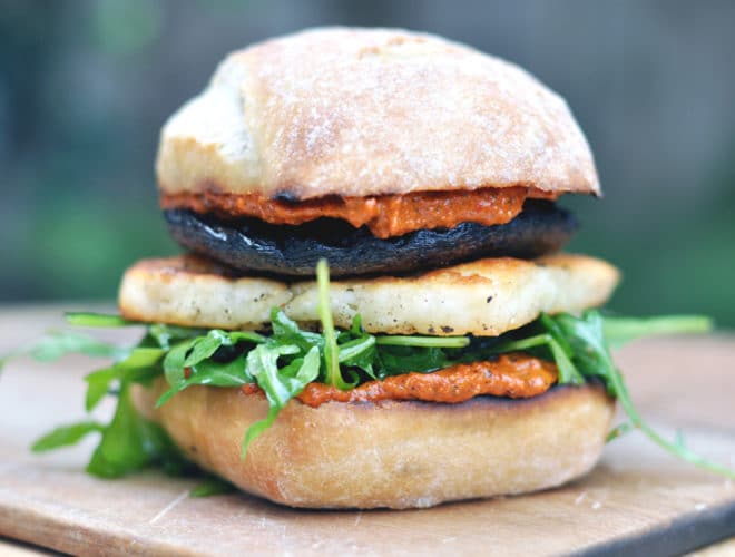 Halloumi-Burger