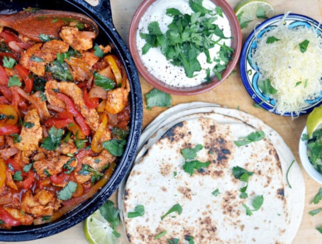 Easy Chicken Fajitas