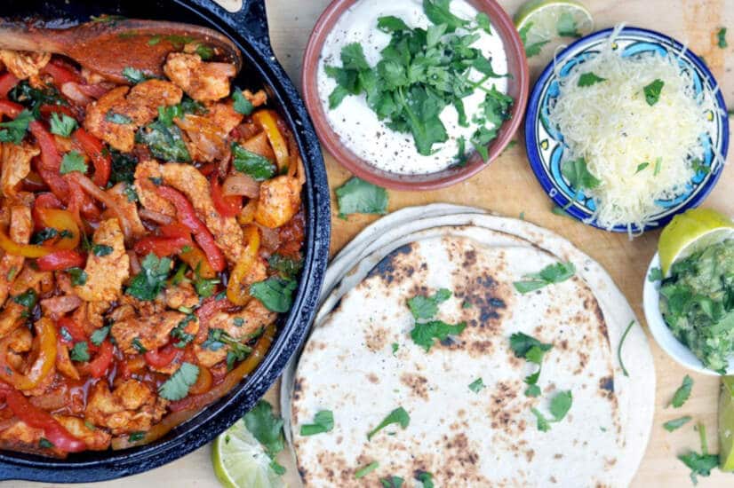 Easy Chicken Fajitas