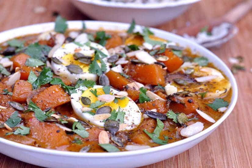 Egg Curry with Squash & Ginger