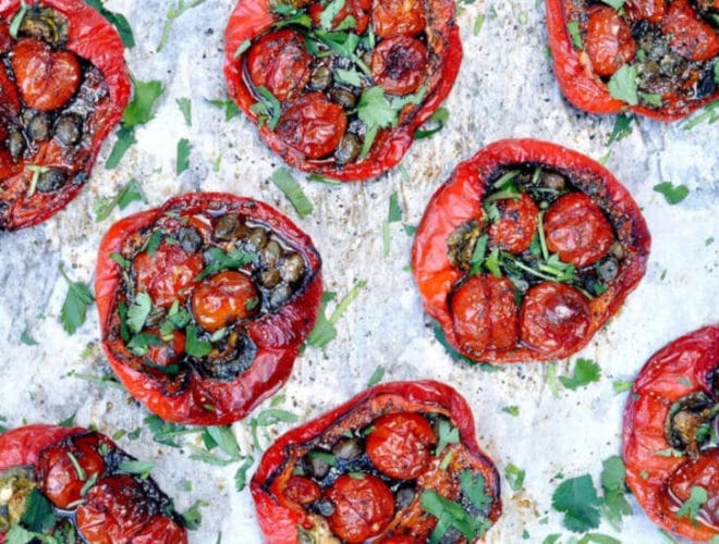 Slow Roasted Peppers