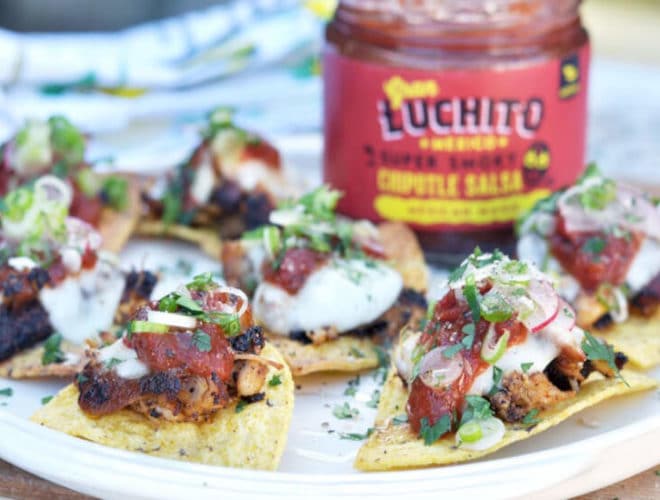 Smoky Chicken Tostadas