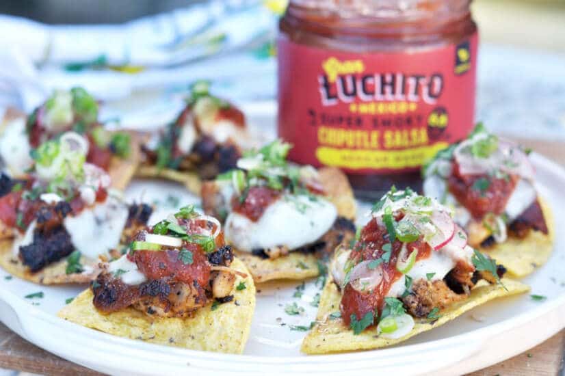 Smoky Chicken Tostadas