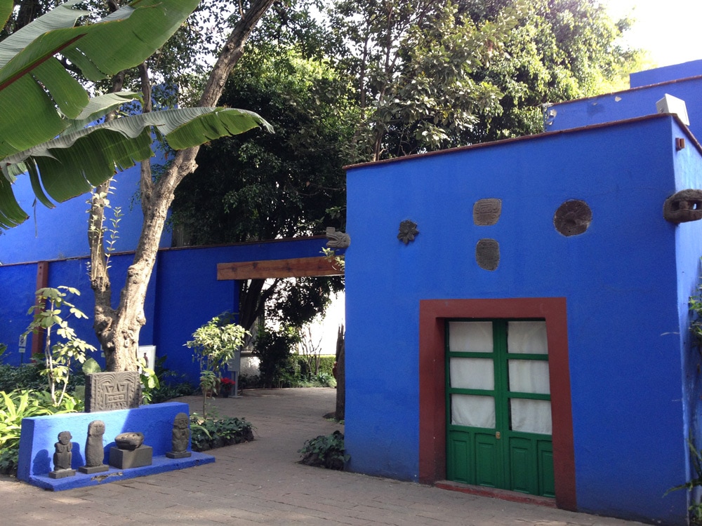 Frida Kahlo's house sightseeing