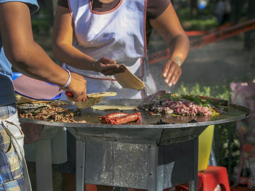 Street Food Scene in Mexico