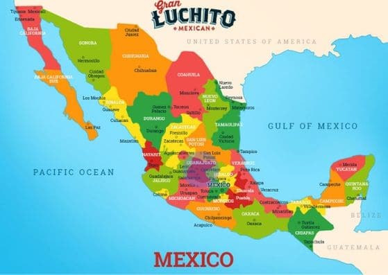 Map showing where San Miguel de Allende is in Mexico