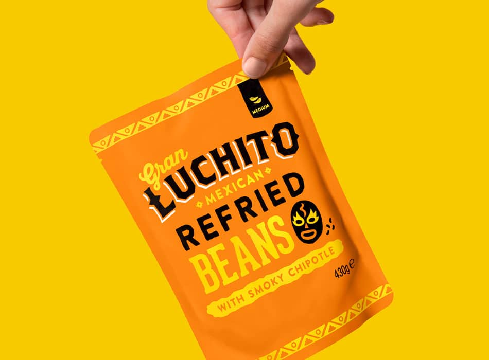 Pouch of Refried Beans