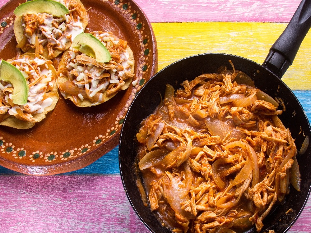 Traditional Tinga dish from Puebla