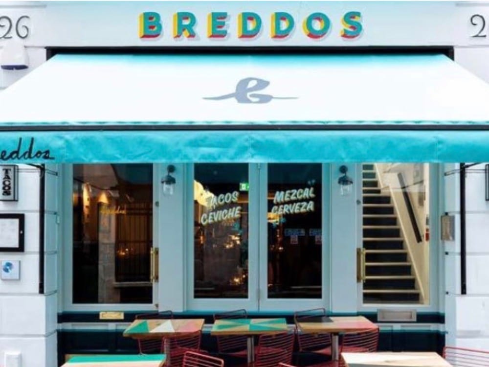 exterior of Breddo's Tacos 