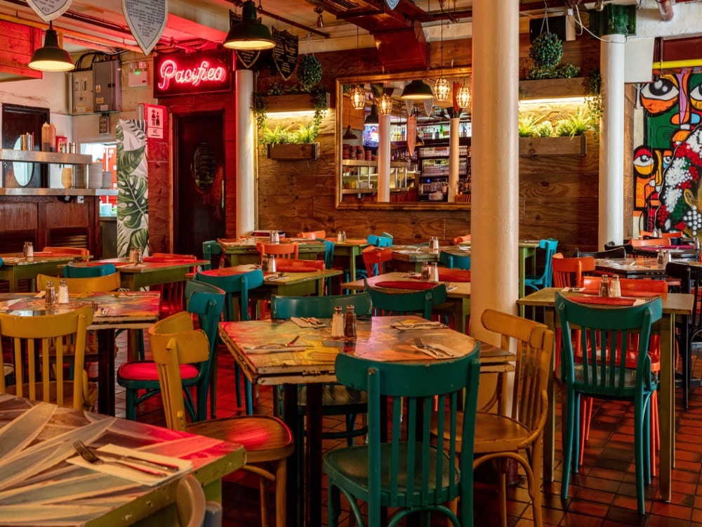 Interior of restaurant Cafe Pacifico