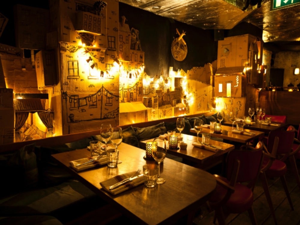 Interior of La Bodega Negra Restaurant