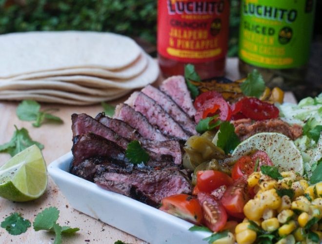 finished dish of steak burrito bowl