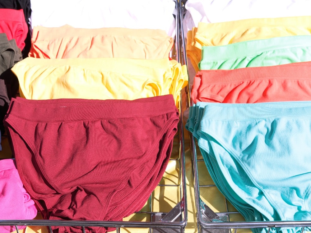 coloured knickers